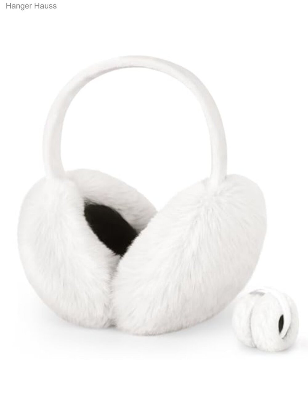 Faux Fur Foldable Winter Earmuffs Fuzzy Ear Warmers